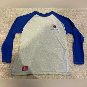 Kansas Jayhawks Concepts sports sleepwear shirt Men size XL color Blue and Gray‎